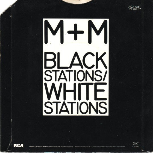 M + M: Black Stations / White Stations [RCA Victor] 1984